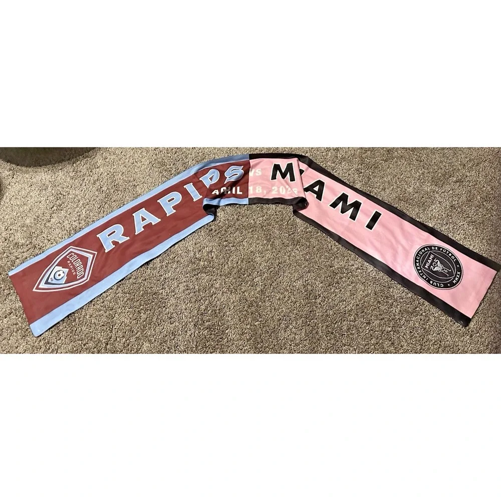 INTER MIAMI FC VS COLORADO RAPIDS SCARF - 4/18/26 match